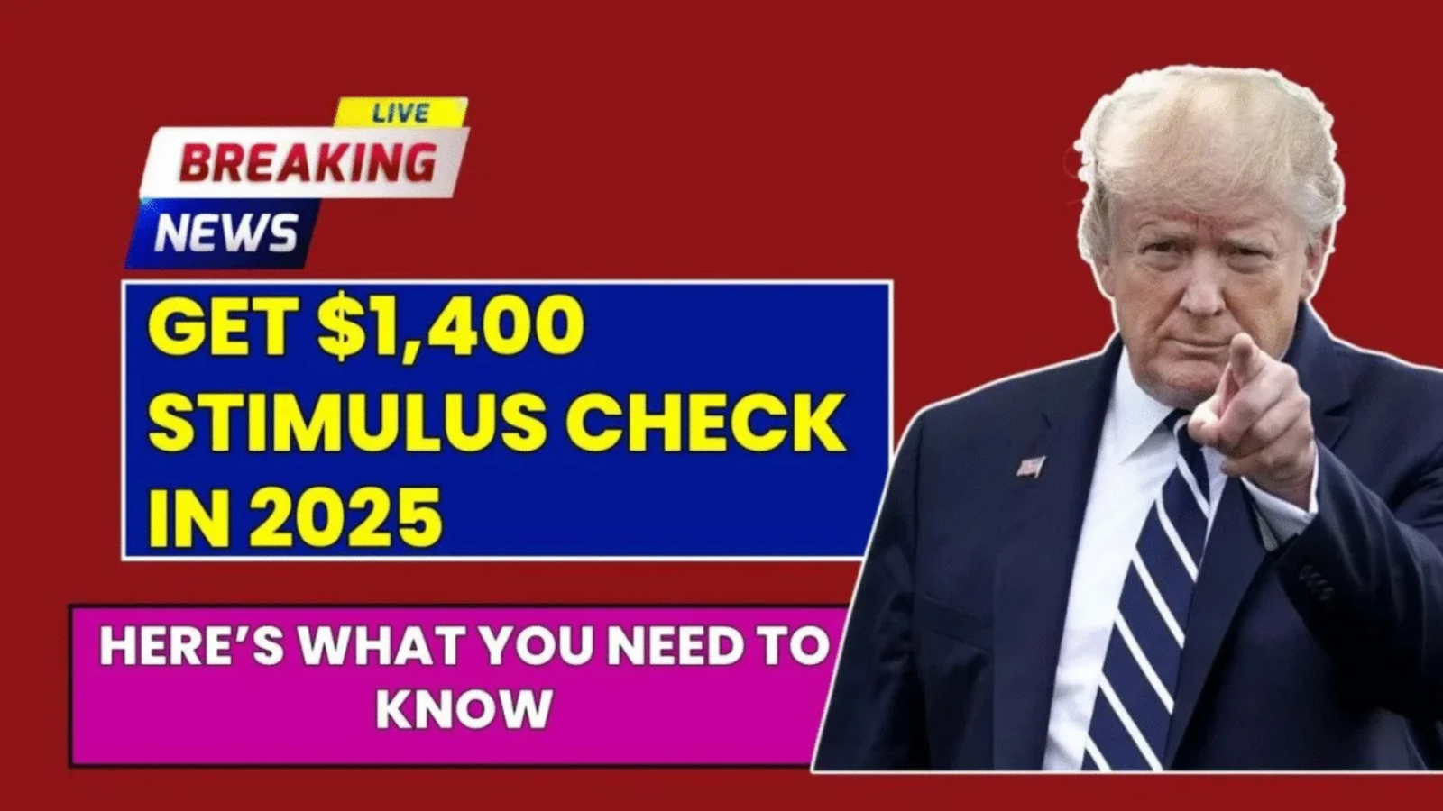 $1400 Stimulus Check 2025: Check If Eligible, Key Deadlines & Claim Process