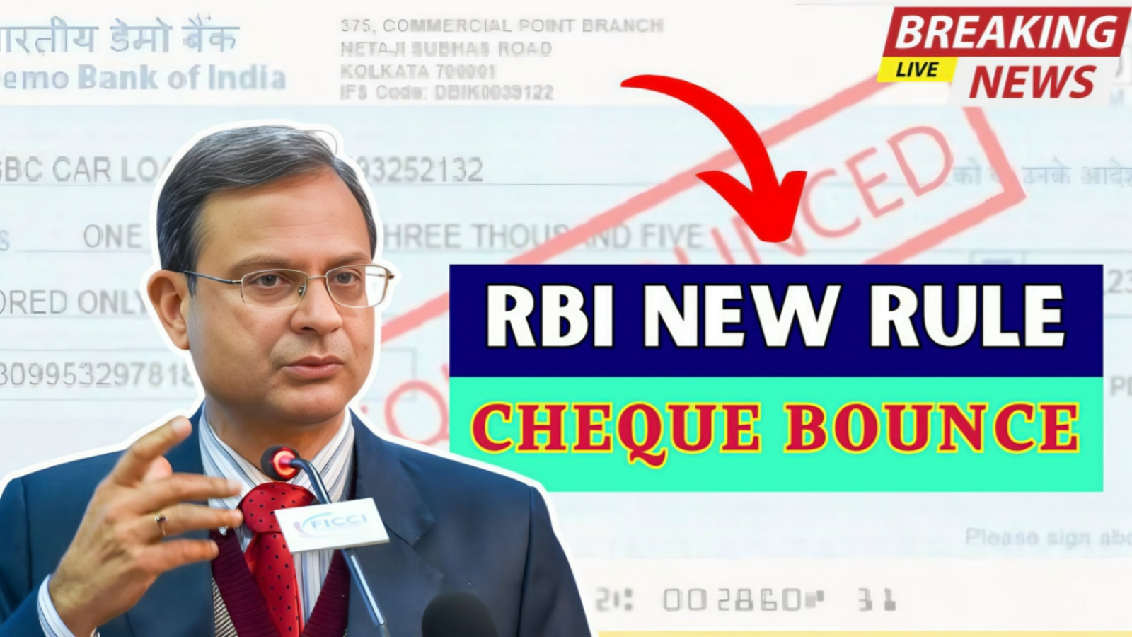RBI Cheque Bounce Rules 2025: New Jail and Fine Rules for Bounced Cheques